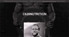 Desktop Screenshot of c620nutrition.com